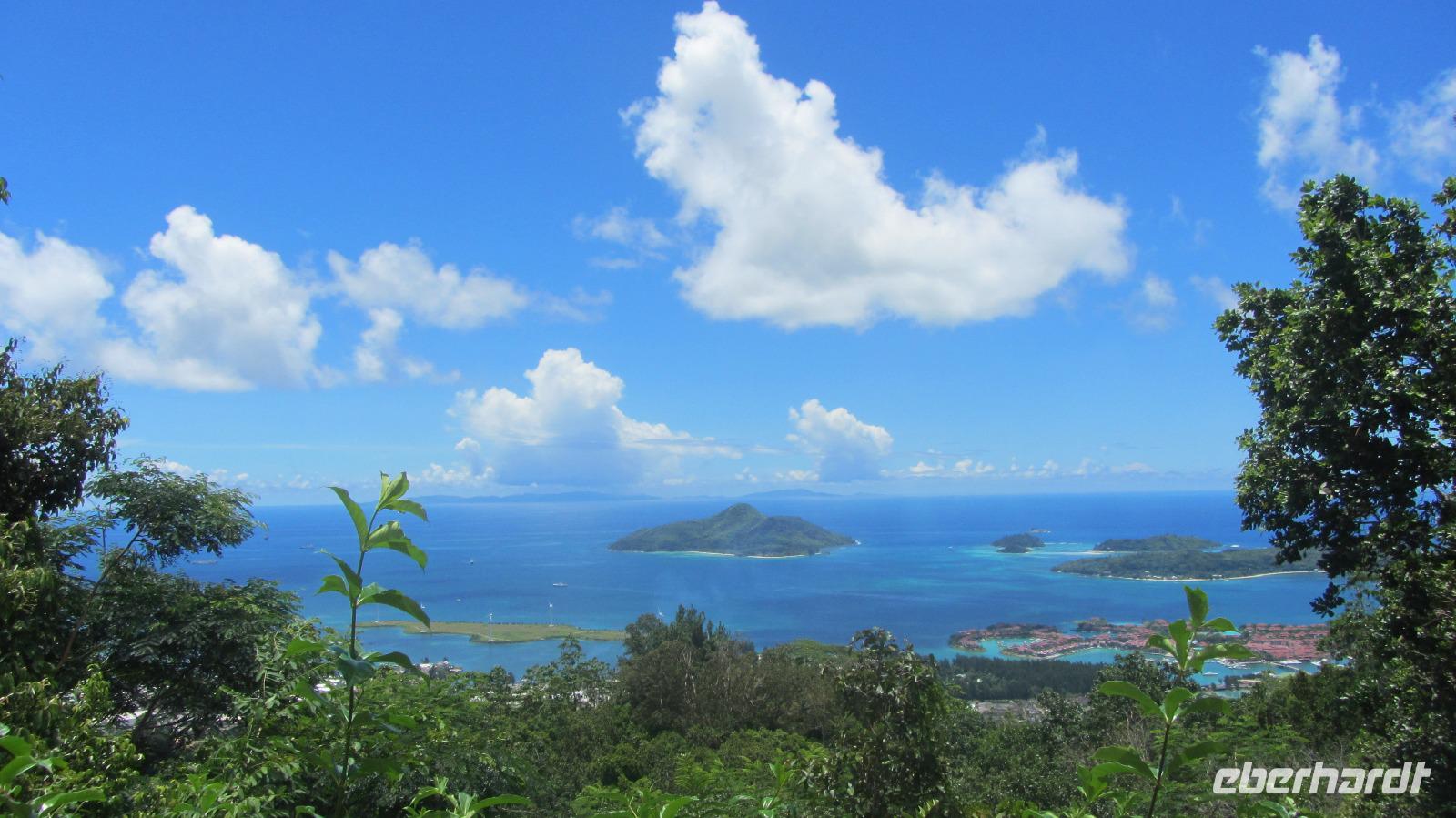 Ausblick von Mahé