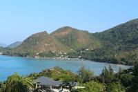 Seychellen/Praslin - Blick auf den Strand Anse Lazio