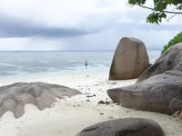 Traumstrand Anse Source d'Argent in La Digue, Seychellen (4)