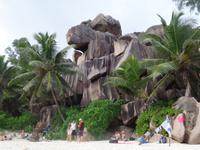 Grand Anse Strand in La Digue, Seychellen (6)