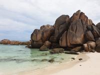 Grand Anse Strand in La Digue, Seychellen (13)