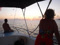 Sonnenuntergang Cruise um Praslin herum (9)