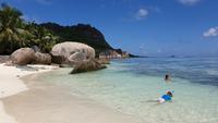 Traumstrand Anse Source d'Argent in La Digue, Seychellen (25)