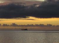 Der erste Sonnenuntergang