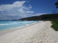 Strand auf La Digue