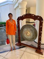 Begrüßung im Hilton Mauritius Resort & Spa