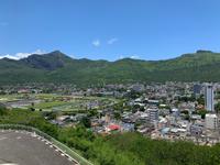 Blick von der Zitadelle über Port Louis und die Pferderennbahn
