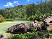 Zufluss zum Anse Lazio