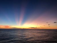 Sonnenaufgang über dem Meer