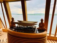 Sauna mit Meerblick auf AIDAblu