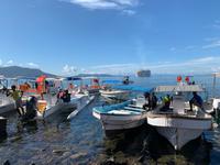 AIDAblu auf Reede vor Nosy Be