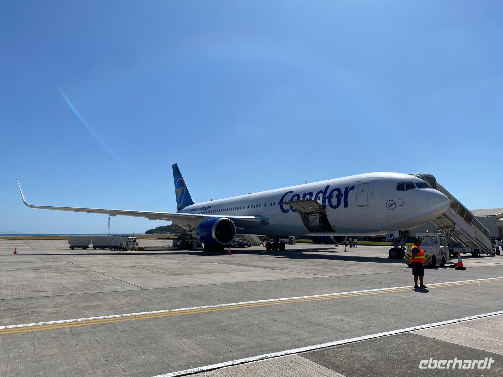 mit Condor geht es nach Hause