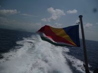 Überfahrt nach Praslin u. La Digue