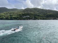 Tagesausflug nach La Digue mit einem Katamaran