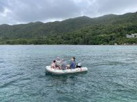 Tagesausflug nach La Digue mit einem Katamaran