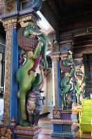 Seychellen - Hauptstadt Victoria - Hindu Tempel (2)