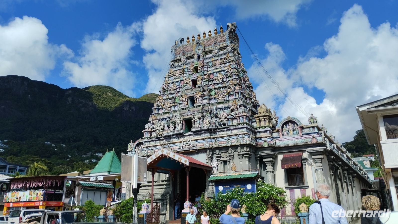 Der hinduistische Tempel in Viktoria