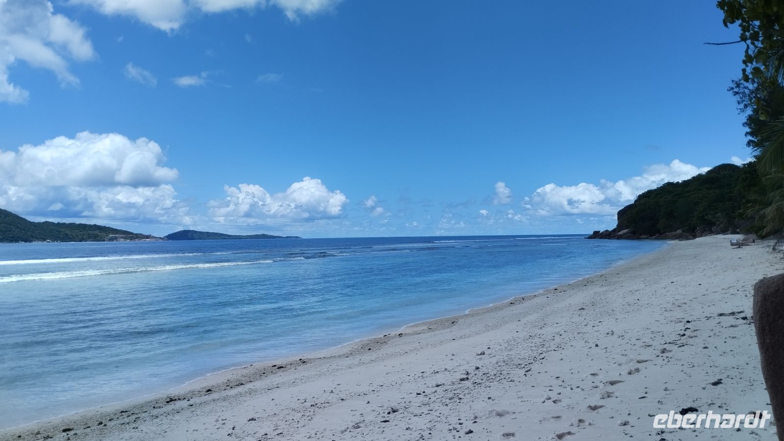 Der Strand auf La Digue