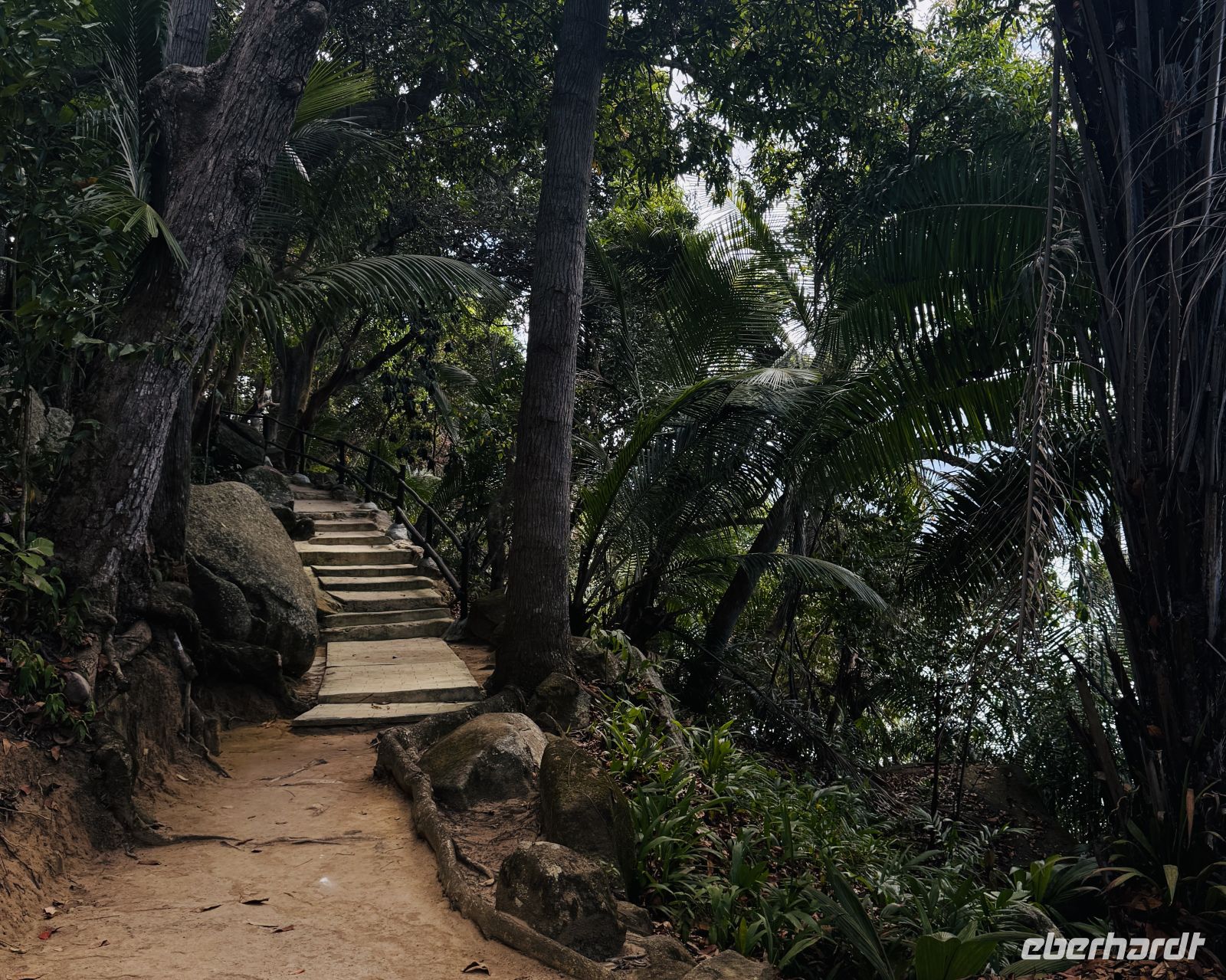 Spaziergang Moyenne Island