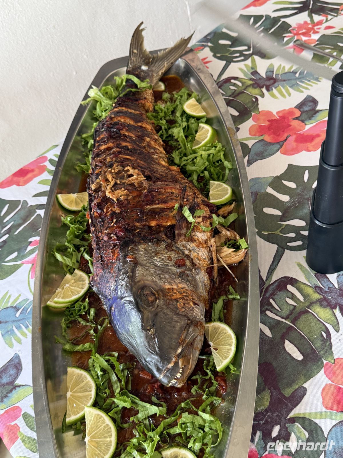 Mittagessen im Jardin du Roi Gewürzgarten