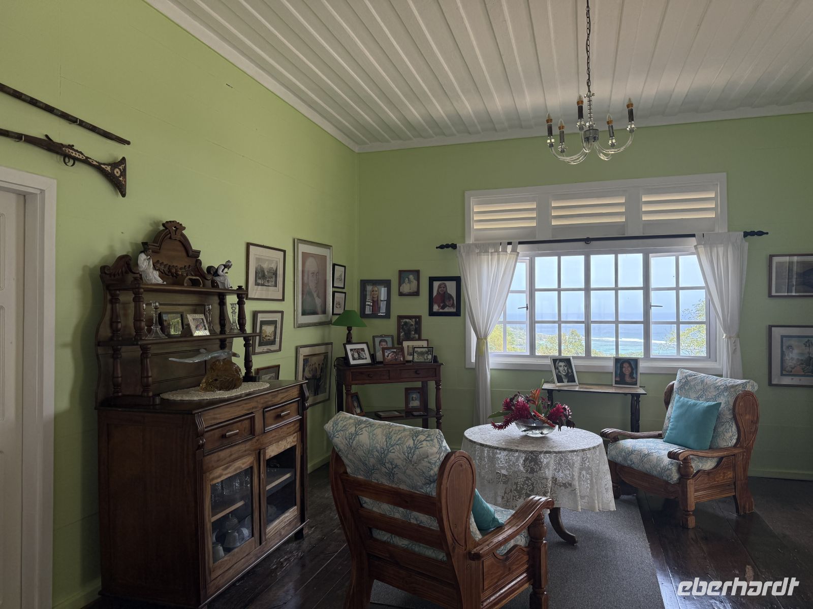 Altes Wohnhaus im Jardin du Roi Gewürzgarten