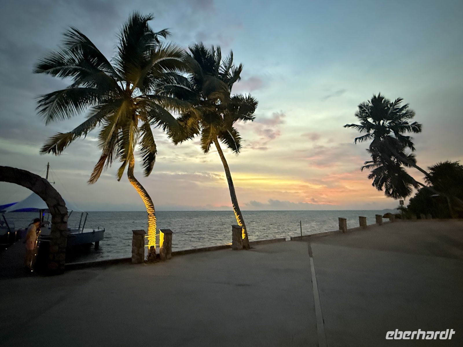 Abendstimmung am Hotel Coco de Mer Praslin