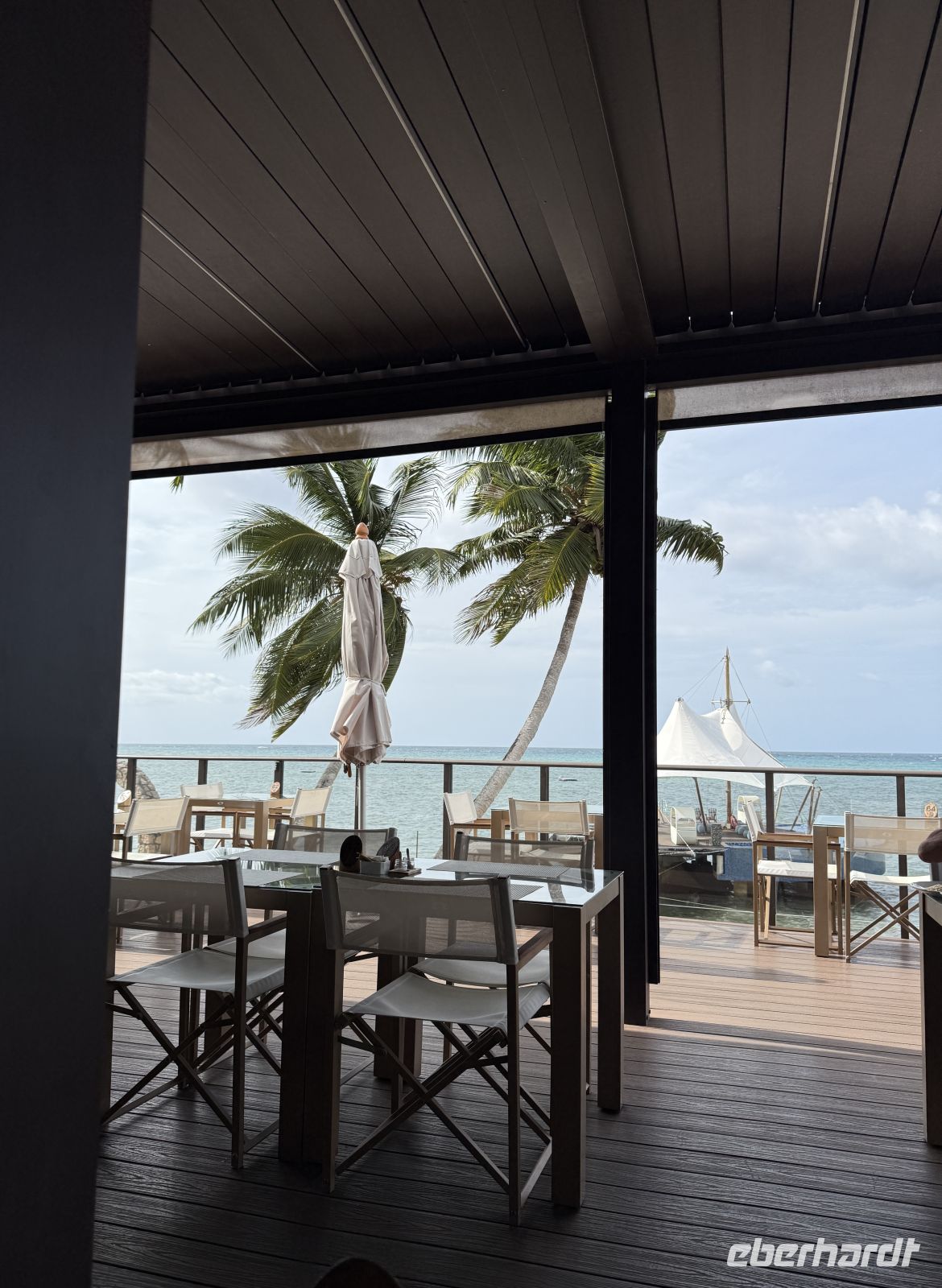 Frühstück im Hotel Coco de Mer Praslin