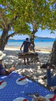 Barbecue direkt am Strand von Grand Soeur  &ndash; &copy; Beate Klingebiel (Eberhardt TRAVEL)