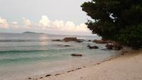 Abschluß Abendessen in La Digue, Seychellen
