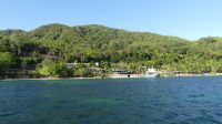 Katamaranausflug La Digue, zurück an unserem Hotel