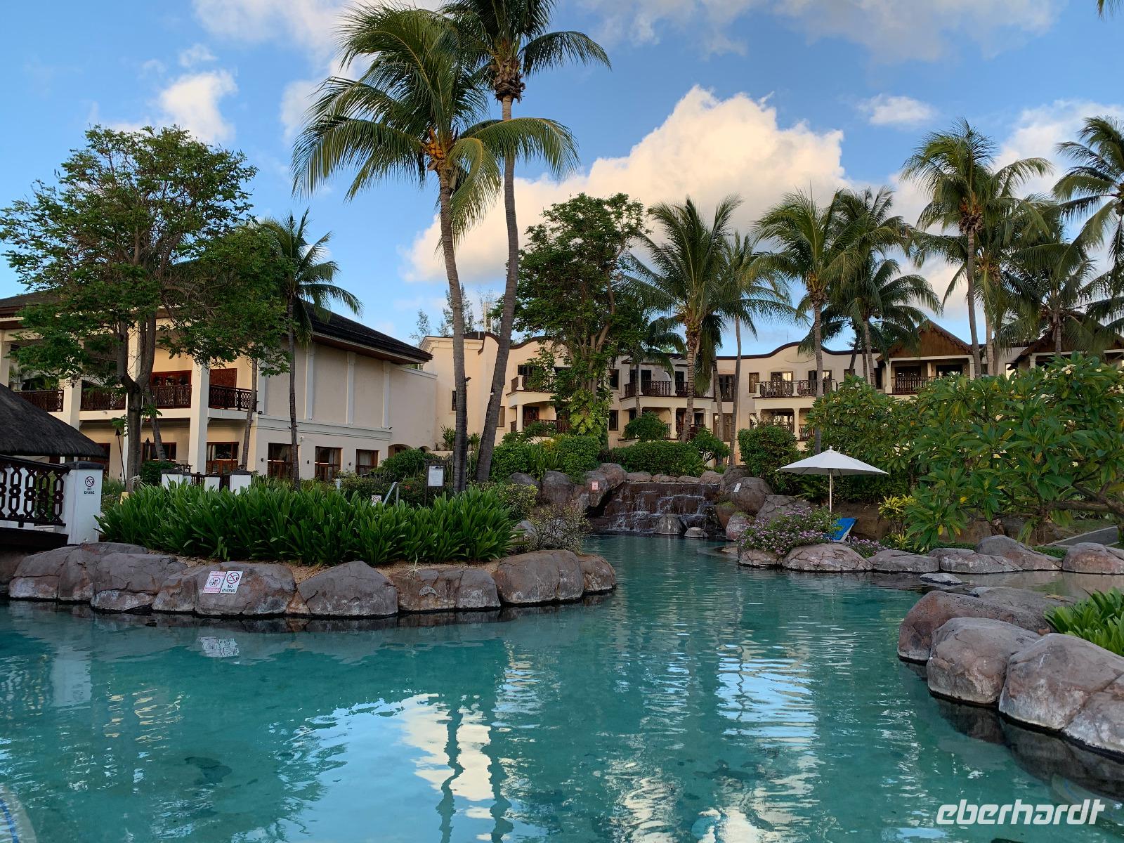 Poollandschaft Hilton Mauritius Resort & Spa