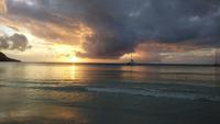 Sonnenuntergang am Beau Vallon