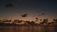 Sonnenuntergang auf dem Weg zurück nach Mahe, Seychellen (5)
