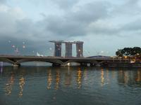 Abend in Singapur