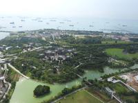 Singapur von oben - Sands Skypark 