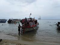 unterwegs zum Strand