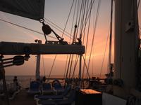 Star Clipper am Abend