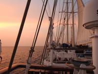 Star Clipper am Abend