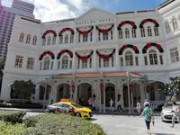 Pause im Raffles Hotel in Singapur