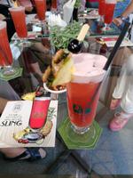 Pause im Raffles Hotel in Singapur