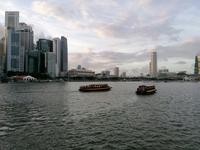 Bootsfahrt in Singapur