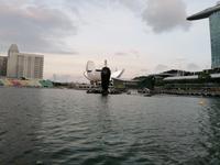 Bootsfahrt in Singapur