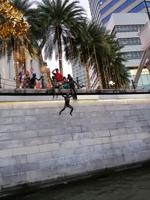 Bootsfahrt in Singapur