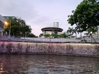 Bootsfahrt in Singapur