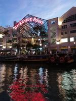 Bootsfahrt in Singapur