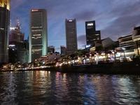 Bootsfahrt in Singapur