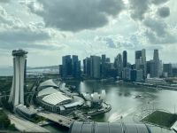 Ausblick vom Singapore Flyer