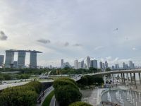 Ausblick vom Singapore Flyer