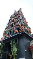 Sri Mariamman Tempel in China Town (1)