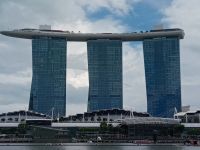 Blick auf Marina Bay Sands 